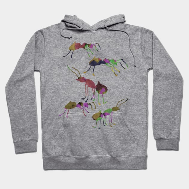 ants Hoodie by neteor